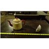 Image 1 : Enamel Teapot & Ladle