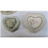 Image 3 : 3pc Vintage ceramic trinket box + Picture frame