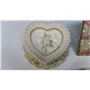 Image 4 : 3pc Vintage ceramic trinket box + Picture frame