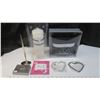 Image 1 : Pillow + Candle + Pen + Shoe Decal + Place Card + Holders (7) + Silver plate with heart