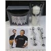 Image 1 : Candle + Pillow + Irons for T-shirts + Place card holders (4)