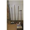 Image 1 : 3 Shovels, Broom and Post Hole Auger
