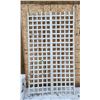 Image 1 : White wooden folding trellis - 7ft 6" H x 4ft 3" W