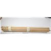 Image 2 : Bundle of 10, Wooden poles - Assorted lengths, 2ft - 3ft approx.