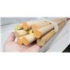 Image 4 : Bundle of 10, Wooden poles - Assorted lengths, 2ft - 3ft approx.