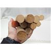 Image 5 : Bundle of 10, Wooden poles - Assorted lengths, 2ft - 3ft approx.