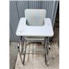 Image 1 : Vintage 2 in 1, Highchair & Table n Chair - Total-36" H x 18" W x 21" D - Table 18" W x 22" D x 21" 