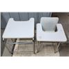 Image 6 : Vintage 2 in 1, Highchair & Table n Chair - Total-36" H x 18" W x 21" D - Table 18" W x 22" D x 21" 