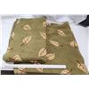 Image 6 : Set of 2, green leaf throw blankets - 4ftx3ft & Rough riders teddy bear and Christmas hat - new