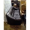 Image 3 : Leather Sofa 7ft. Wide