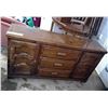 Image 1 : Antique Wood Buffet - 16x60x32H"