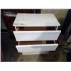 Image 4 : White 4-Drawer Dresser - 17x30x38H"