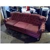 Image 1 : Vintage Pink Couch & 2 Chairs Set - Couch 7ft. Wide