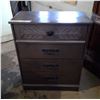 Image 1 : Painted 4-Drawer Dresser - 17x30x38H"