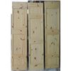 Image 2 : 17 3/4"W x 79 1/4"H Wooden sliding doors