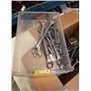 Image 2 : BOX OF TOOLS, WRENCHES