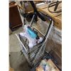 Image 2 : 2 FOLDING SHOPPING CARTS AND STEAMER