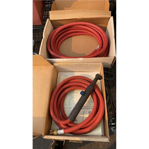 CKA 16 RIGID 200 AMP TIG TORCH WITH EXTRA HOSE