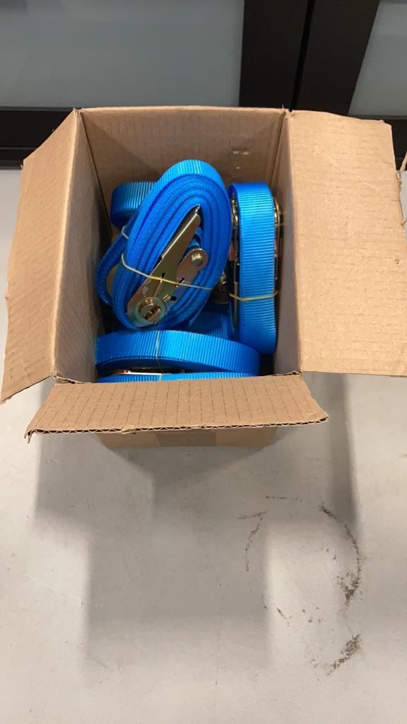 10 NEW RATCHET TENSIONING BELTS 18FT LONG