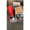 Image 1 : BOX OF POWER TOOLS, WORK LIGHT AND MORE
