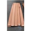 Image 1 : 31 PIECES LIFE LONG DECKING FASCIA REDWOOD BOARDS - 1/2 INCH X 8 INCH WIDE X 12 FOOT LONG