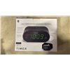 Image 3 : TIMEX WIRELESS AND USB CHARGING ALARM CLOCK AND TRAVEL ADAPTER