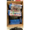 Image 5 : BOX OF BLU RAY DVDS AND CROCKPOT
