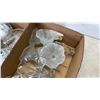 Image 6 : 2 BOXES OF CRYSTAL AND FROSTED GLASS