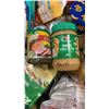 Image 6 : BOX OF FOOD ITEMS AND SERAN WRAP, ALUMINUM FOIL