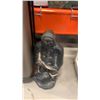 Image 6 : SWISS GEAR HARDCASE LUGGAGE WITH 21" CANDLE LANTERN AND WOLF ESKIMO SCULPTURE