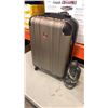 Image 7 : SWISS GEAR HARDCASE LUGGAGE WITH 21" CANDLE LANTERN AND WOLF ESKIMO SCULPTURE