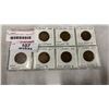 Image 1 : 7 CANADIAN LARGE CENTS - 1888 QUEEN VICTORIA, 1910 KING EDWARD VII, 1913, 1916, 1917, 1918, 1919 KIN