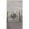 Image 3 : 3 1967 SILVER CANADIAN COINS CENTENNIAL YEAR 1867-1967 - 50 CENT, 25 CENT, 10 CENT .800 SILVER