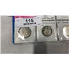 Image 4 : 7 CANADIAN RARE 50 CENT COINS, ALL DIFFERENT - 1968-1976 - 1968 FIRST YEAR