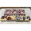 Image 1 : 3 UNCUT SHEETS MATTHEW ROOKIE PLUS 2 UPPER DECK BOXES