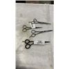 Image 1 : 4 PAIRS OF HAIRDRESSING SCISSORS