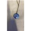 Image 12 : LOT OF CRYSTAL AND GLASS BEAD JEWLERY - 3 NECKLACES, 1 PAIR EARRINGS