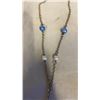 Image 13 : LOT OF CRYSTAL AND GLASS BEAD JEWLERY - 3 NECKLACES, 1 PAIR EARRINGS