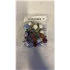 Image 15 : LOT OF CRYSTAL AND GLASS BEAD JEWLERY - 3 NECKLACES, 1 PAIR EARRINGS