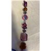 Image 5 : LOT OF CRYSTAL AND GLASS BEAD JEWLERY - 3 NECKLACES, 1 PAIR EARRINGS