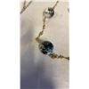 Image 7 : LOT OF CRYSTAL AND GLASS BEAD JEWLERY - 3 NECKLACES, 1 PAIR EARRINGS