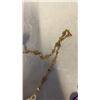 Image 9 : LOT OF CRYSTAL AND GLASS BEAD JEWLERY - 3 NECKLACES, 1 PAIR EARRINGS