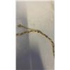 Image 3 : BAG OF MISC. GOLD TONE JEWLERY - 2 NECKLACES, KEYCHAIN, 2 PINS, AND WOOD PENDANT