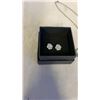 Image 5 : AUSTRIAN CRYSTAL RING, .925 AND CZ STUD EARRINGS, AND SNOWFLAKE BEAD NECKLACES