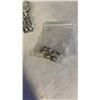 Image 2 : LOT OF RHINESTONE JEWLERY, AND THREE STERLING SILVER EARRING SETS