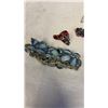 Image 6 : LOT OF RHINESTONE JEWLERY, AND THREE STERLING SILVER EARRING SETS