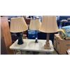 Image 1 : 3 TABLE LAMPS