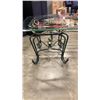 Image 2 : METAL BASE 3 PIECE GLASSTOP COFFEE TABLE SET
