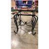 Image 4 : METAL BASE 3 PIECE GLASSTOP COFFEE TABLE SET
