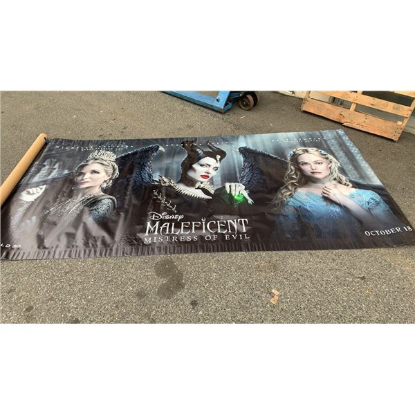 MALEFICENT 2 MOVIE BANNER 5 X 10 FOOT BANNER